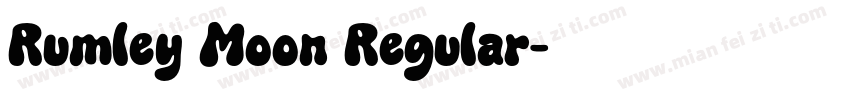 Rumley Moon Regular字体转换